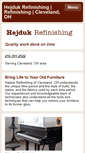 Mobile Screenshot of hejdukrefinishing.com